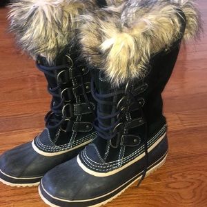 Sorel Joan of Arctic Black Winter Snow Boots